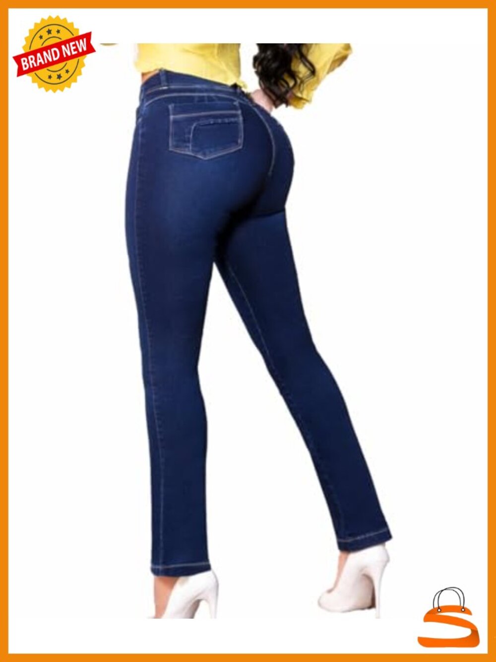 Butt Lifting Boot Cut Jeans for Women High Rise Stretch Denim
